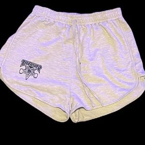 Women’s large grey thrasher shorts